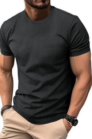 Camiseta Masculina High-End Verão Ice Silk